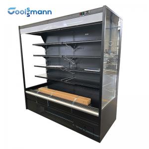 Quality Single Temperature Open Showcase Chiller Refrigerated Beverage Display Case for sale