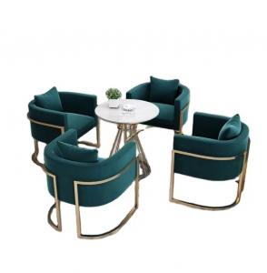 Quality Metal Frame Commercial Cafe Table And Chairs for sale