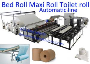 Quality CE Φ76mm Maxi Toilet Tissue Paper Roll Making Machine for sale