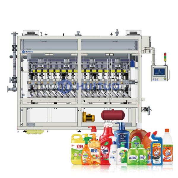 80bpm Automatic Bottle Liquid Flowmeter Filling Machine With Higher Accuracy