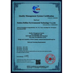 Suzhou Delfino Environmental Technology Co., Ltd. Certifications
