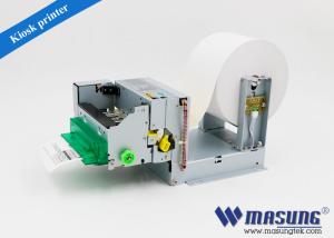 Queue machine system mini USB kiosk thermal printer module with presenter for self-service terminal
