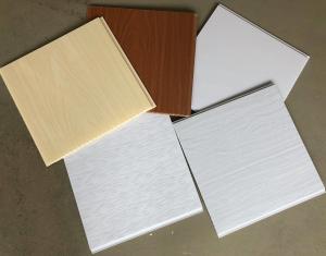 China Laminate PVC Ceiling Board Pure White PVC Panel Matte White PVC Ceiling Wall Panel on sale