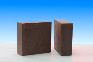 China Nonferrous Metal Melting Sintered Magnesia Chrome Brick For Refining Furnace on sale