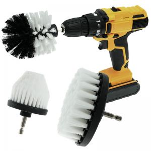 China ODM PP Power Scrubbing Brush Drill Attachment For Cleaning Kitchen Toilet Bathroom on sale