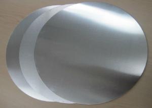 Quality Non Stick Fry Pan 1000 Series Aluminum Round Disc Silver Corrosion Resistance for sale