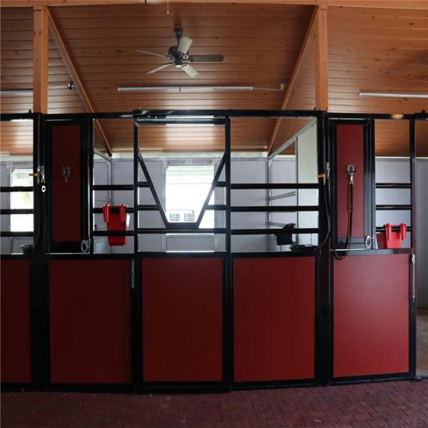 Buy 3.6x2.2m Horse stable  Stall Fronts with swing doors or sliding door at wholesale prices