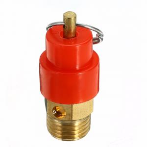 Quality Small Brass Safety Relief Valve 1/4 BSP 120PSI Pressure Release Regulator for sale