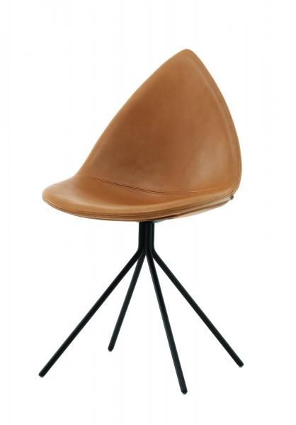 Buy Fiberglass Dining Chair Karim Rashid Ottawa chair wax leather or fabric dining chair at wholesale prices