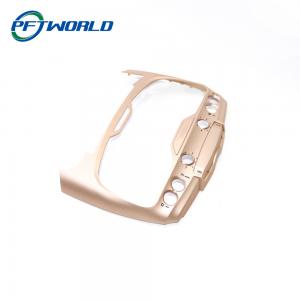 China Injection Molding Parts, Precision ABS Panel, Rose Gold Color on sale