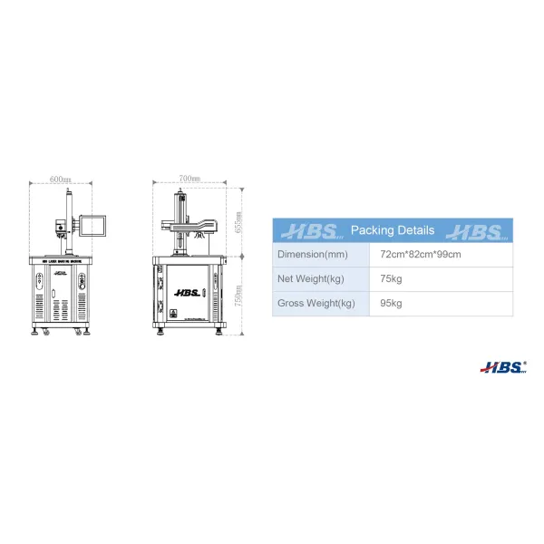 20W Fiber Laser Marker Machine for Stainless Steel