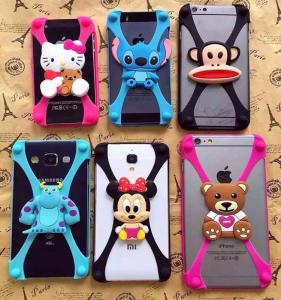 Quality General universal silicone mobile phone case Cute cartoon figures borders following for sale