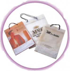 China Customized Printed Plastic Handle Bag , Celebration / Anniversary Bag on sale