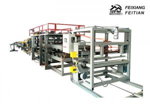 Quality EPS Foam Sandwich Panel Making Machine , 1 - 5m/Min Speed Rockwool Production Line for sale