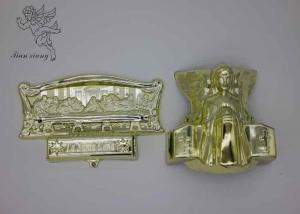 China Silver Polished Plating Casket Hardware Unique Design Coffin Ornaments on sale