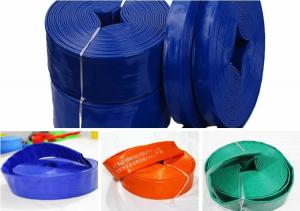 Quality PVC reinforced hose / PVC lay flat hose pipe, Agriculture Irrigation Hose Supplier PVC Lay Flat Hose for sale