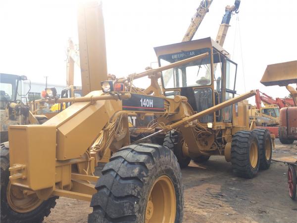 Buy 140H Used Motor Grader Secondhand Road Machinery Caterpillar With Ripper at wholesale prices