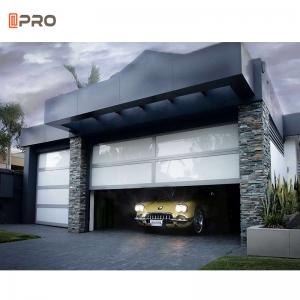 Quality Electric Roll Up Glass Garage Doors Security Horizontal Sliding for sale