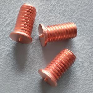 Quality Grade 4.8 ARC Welding Studs Thread Bolts Mill Steel Copper Plated M8X15 for sale