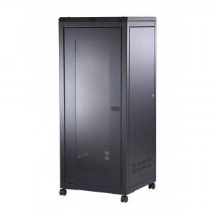 Quality 19 Inch 42U Network Rack Cabinet Rack Size 600x1000 With Lock Single Door for sale