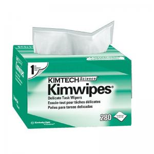 Quality Kimwipes Dust Free Paper Fiber Optic Cleaning Wipes 100 % Wood Pulp Cleaning Paper for sale