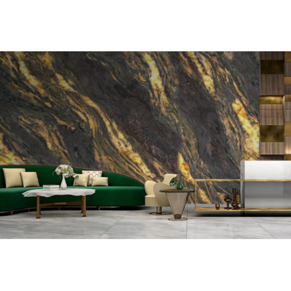 Luxury 3D Printed Stone Feature Wall Panel Ultra HD TV Background