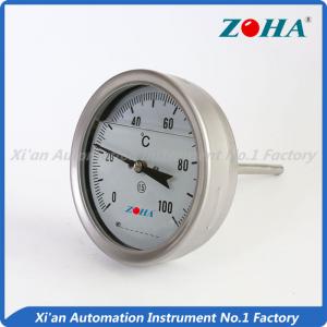 SS Shock Resistance Bimetal Dial Thermometer For Measuring Vibrated Gas