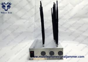 Quality Smart Mobile Cell Phone Jammer WiFi Bluetooth /5g/GPS/Lojack/UHF/VHF Drone Signal Jamming for sale