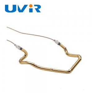 China 3D Contour Radiator Gold Plated Infrared Heating Element Tube For Plastic Welding on sale