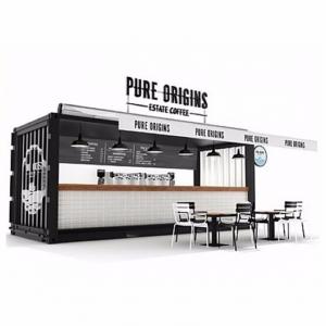 Quality Prefabricated 20 Ft Container Refitted Coffee Shop for sale