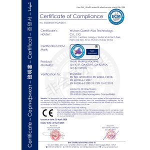 Wuhan Questt ASIA Technology Co., Ltd. Certifications