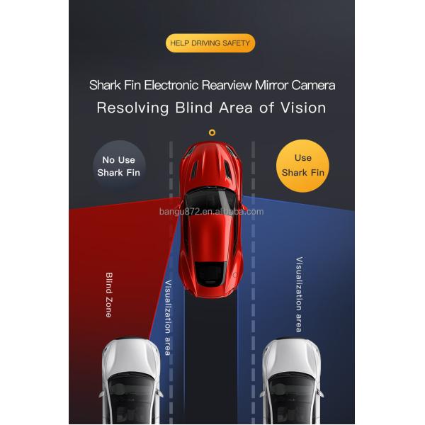 12-24V Waterproof Car Rear View Backup Camera with 5 Inch LCD Screen