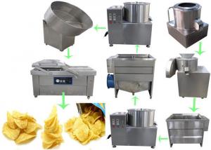China Snack Food Factory Semi Automatic Potato Chips Production Line on sale