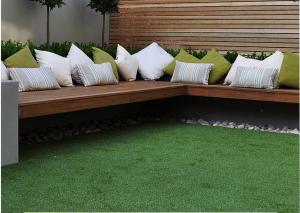 China 3 Meter Wide 38mm Pp Monofilament Pet Friendly Artificial Grass on sale