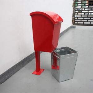 China Cute Mild Steel Dog Waste Bin Can With Surface Mounted Wall Mounted Type on sale