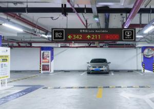 Quality Front Mounted Ultrasonic Parking Guidance System , Indoor Car Parking Solutions for sale