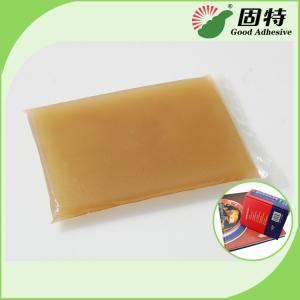 China Amber Color Block Bookbinding Hot Melt Glue For Book-Facing , Cloth-Bound Edition on sale