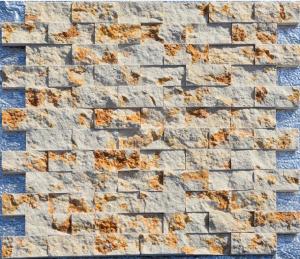Quality Golden Yellow Marble Mosaic,Natural Marble Wall Mosaic,Marble Stone Mosaic,Yellow Mosaic Wall Tiles for sale