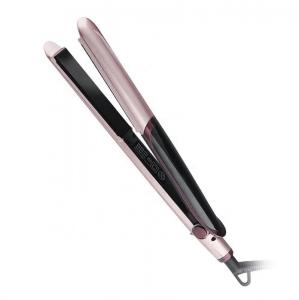Quality Customized Ceramic Hair Straightener With PTC Heating Element Rose Gold Aluminum Plate for sale