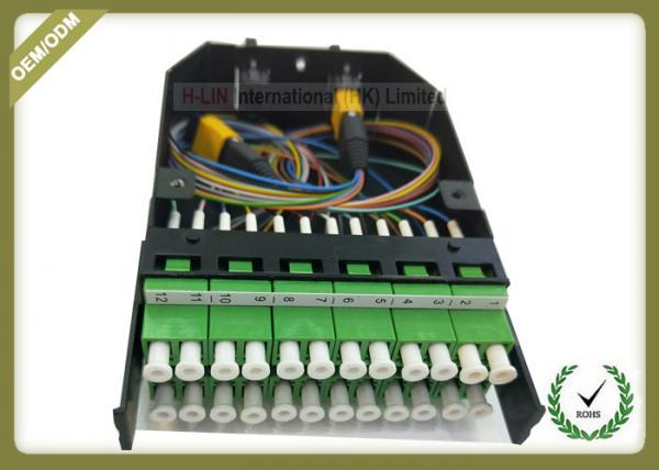 Buy 24 Cores FTTH Termination Box MPO Metal Cassete With LC Adapters at wholesale prices