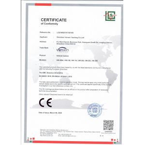 Shenzhen Vanwin Tracking Co.,Ltd Certifications