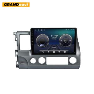 Quality Dual Microphone Single Din Car Radio 1024x600 Bluetooth Car Stereo Carplay for sale