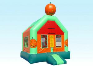 Quality Funny Cartoon Halloween Inflatable Bounce House / Toddler Bouncy Castle for sale