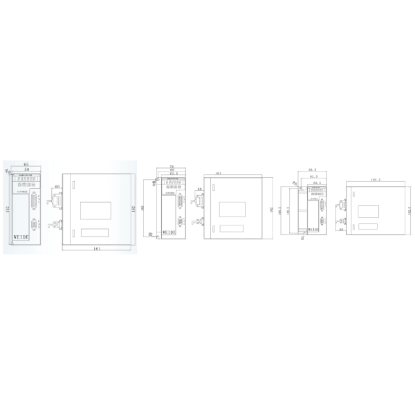 High Torque AC Servo Drive 5.5KW Compact Servo Drive For Precision Position Control