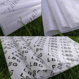 Quality Smooth Printed Gift Tissue Paper Crafts , Laminated Clothes Packing Paper for sale