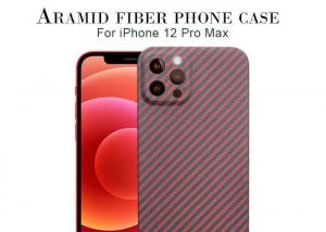 Quality Carbon Fiber Case Aramid Fiber Mobile Phone Cases For iPhone 12 Pro Max Kevlar Phone Case for sale