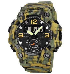 China 1965 Double Movt Watch Outdoor Best Mens Digital Sports Watches Waterproof Men's Watch on sale