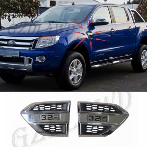 Quality Plastic Wind Port Cover Fender Side Air Outlet Air Flow Outlet Cover Trim For Ford Ranger for sale