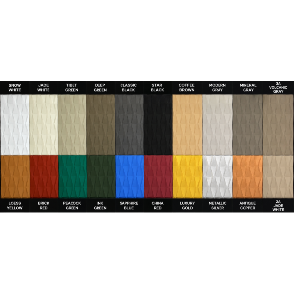 Stylish PU Decorative Wall Panel Geometrical Component Cladding Molding For Feature Wall