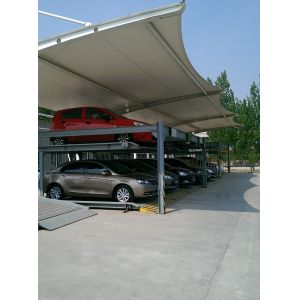 Buy cheap 4 Posts Garage Vehicle Lift Two Levels Home & CBD Hydraulic Parking Lift from wholesalers